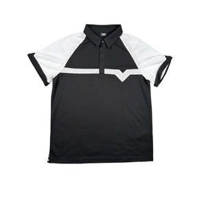 PXG x Nick Jonas Short Sleeve Golf Polo Shirt Black White Men Size Large